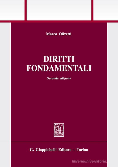 Diritti fondamentali di Marco Olivetti edito da Giappichelli