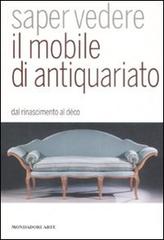 Saper vedere il mobile di antiquariato. Dal Rinascimento al déco di Luca Melegati edito da Mondadori Electa