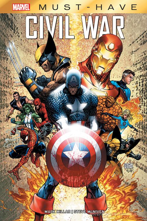 Civil war di Mark Millar, Steve McNiven edito da Panini Comics