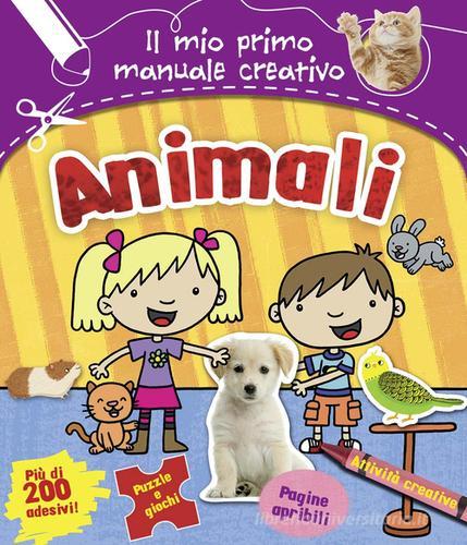 Animali. Il mio primo manuale creativo. Con adesivi. Ediz. illustrata edito da IdeeAli