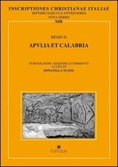 Inscriptiones christianae Italiae septimo saeculo antiquiores vol.13 edito da Edipuglia