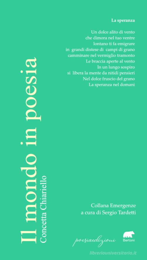 Il mondo in poesia di Concetta Chiariello edito da Bertoni