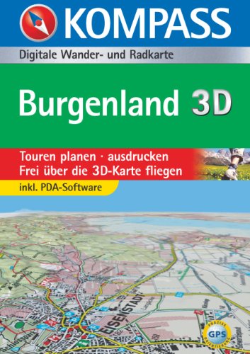 Carta digitale Austria n. 4296. Burgenland. Digital map. Con DVD-ROM edito da Kompass