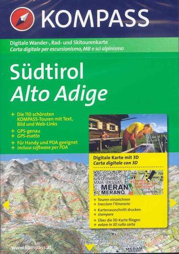 Carta digitale Italia n. 4331. Alto Adige-Dolomiti digital map. Con 3 DVD-ROM edito da Kompass