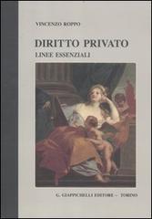 Diritto privato. Linee essenziali di Vincenzo Roppo edito da Giappichelli