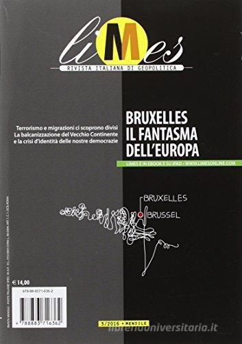 Limes. Rivista italiana di geopolitica (2016) vol.3 edito da Gedi (Gruppo Editoriale)