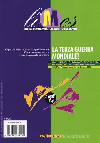 Limes. Rivista italiana di geopolitica (2016) vol.2 edito da Gedi (Gruppo Editoriale)