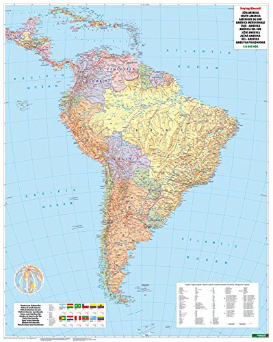 South America 1:8.000.000 edito da Freytag & Berndt