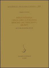 Bibliografia della lirica italiana minore del Trecento (BLIMT). Autori, edizioni, studi di Teresa Nocita edito da Salerno