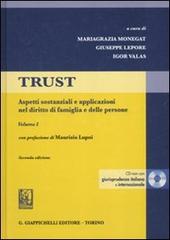 Trust. Con CD-ROM vol.1 edito da Giappichelli