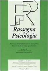 Rassegna di psicologia (2007) vol.3 edito da Carocci
