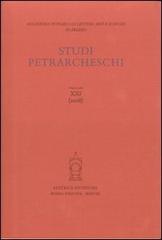 Studi petrarcheschi (2008) vol.21 edito da Antenore