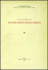 Lineamenti di una storia linguistica dell'Italia medioevale vol.3 di Giandomenico Serra edito da Liguori