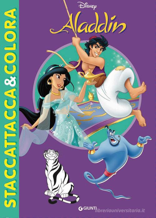 Aladdin. Staccattacca e colora. Con adesivi. Ediz. illustrata edito da Disney Libri