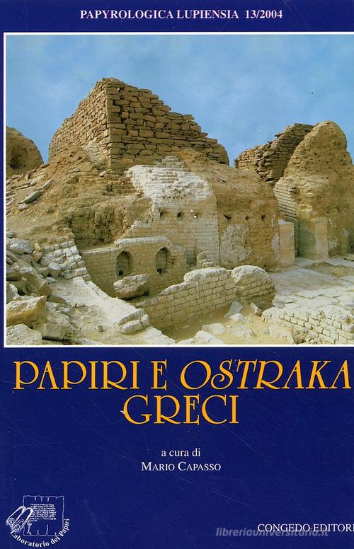Papiri e ostraka greci edito da Congedo
