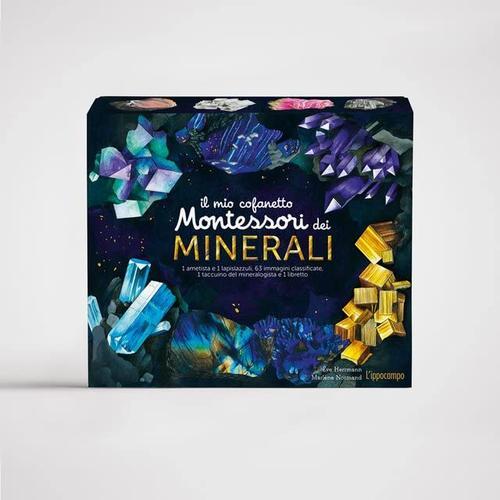 Il mio cofanetto Montessori dei minerali. Ediz. a colori. Con gadget di Ève Herrmann, Marlène Normand edito da L'Ippocampo