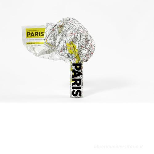 Crumpled city map. Paris. Ediz. inglese edito da Zoomart