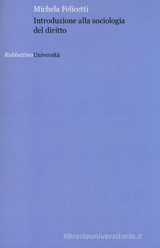 Introduzione alla sociologia del diritto di Michela Felicetti edito da Rubbettino