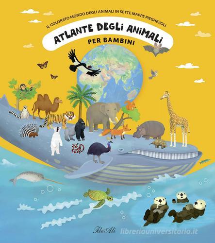 Atlante degli animali per bambini. Il colorato mondo degli animali in sette mappe pieghevoli. Ediz. illustrata di Tomás Tuma edito da IdeeAli