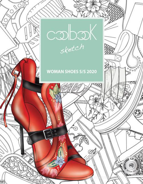 Woman shoes S/S 2020. Coolbook sketch. Ediz. italiana e inglese. Con CD-ROM edito da Autopubblicato