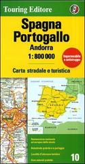 Spagna, Portogallo, Andorra 1:800.000 edito da Touring