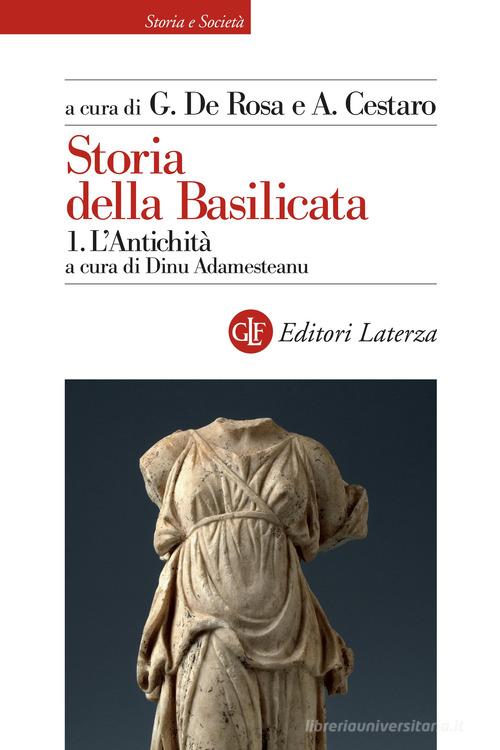 Storia della Basilicata vol. 1 edito da Laterza
