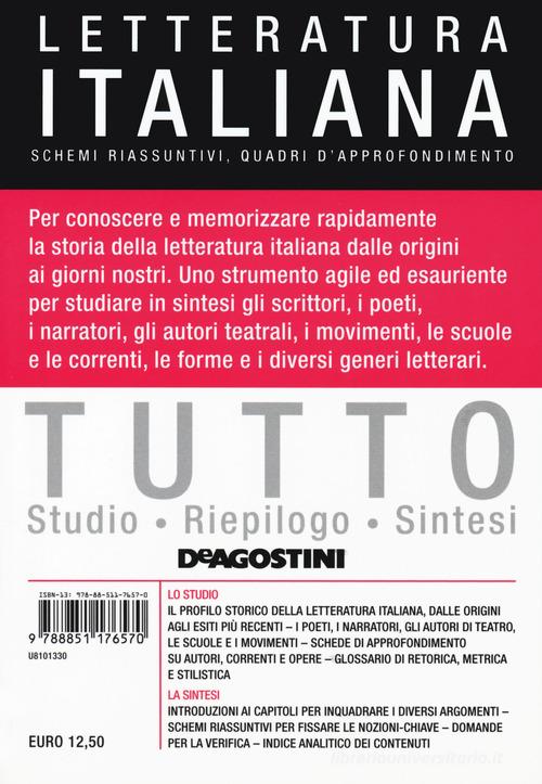 Tutto letteratura italiana edito da De Agostini
