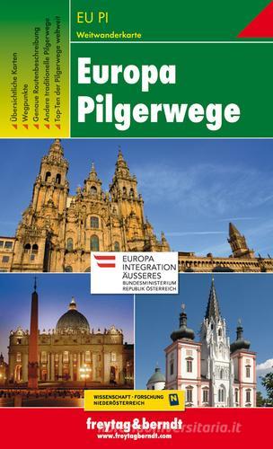 Europa pilgerwege weitwanderkarte edito da Freytag & Berndt