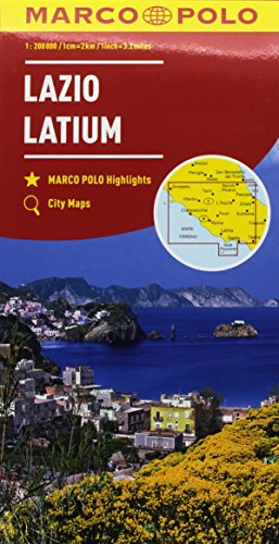 Lazio 1:200.000 edito da Marco Polo