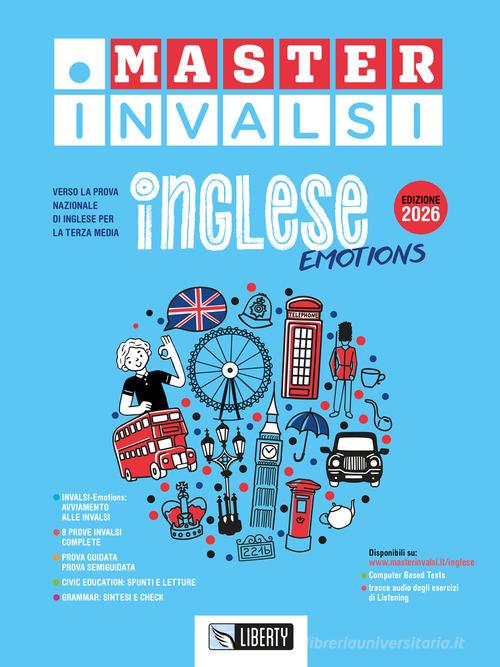 Master Invalsi inglese emotions. Edizione 2026. Ediz. per la scuola edito da Liberty