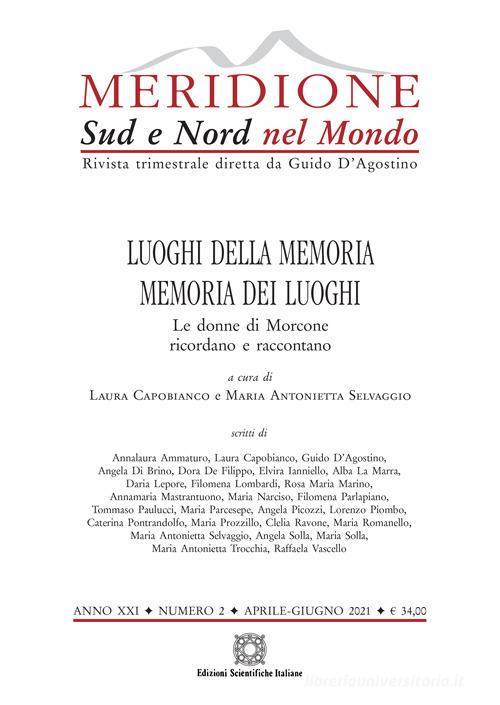 Meridione (2021) vol. 2 edito da Edizioni Scientifiche Italiane