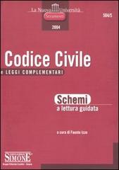Codice civile e leggi complementari. Schemi a lettura guidata edito da Edizioni Giuridiche Simone
