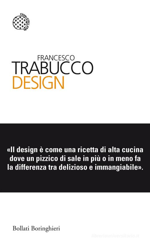 Design di Francesco Trabucco edito da Bollati Boringhieri