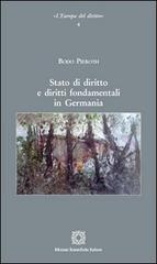 Stato di diritto e diritti fondamentali in Germania di Bodo Pieroth edito da Edizioni Scientifiche Italiane