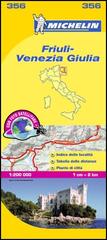 Friuli-Venezia Giulia 1:200.000 edito da Michelin Italiana