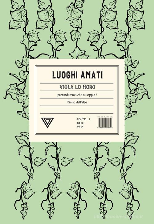 i luoghi amati di Viola Lo Moro edito da Perrone