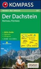 Carta escursionistica n. 031. Austria. Der Dachstein, Ramsau, Filzmoos 1:25000. Con carta panoramica. Adatto a GPS. Digital map. DVD-ROM edito da Kompass