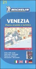 Venezia. Pianta stradale e turistica. 1:5.500. Ediz. multilingue edito da Michelin Italiana