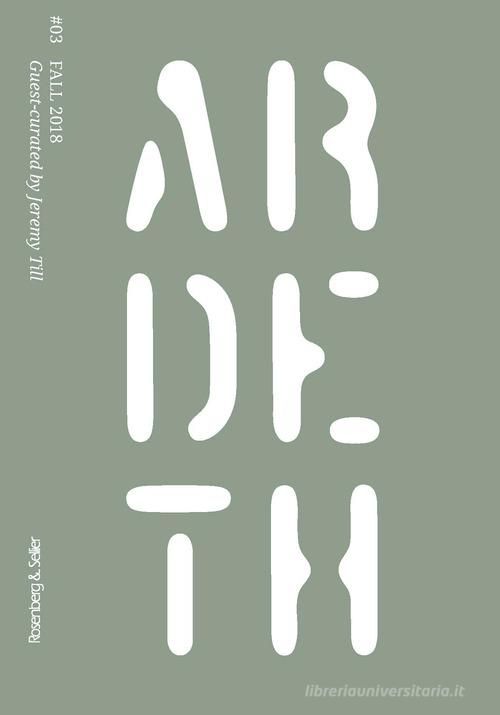 Ardeth (2018) vol.3 edito da Rosenberg & Sellier