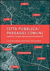 Città pubblica-paesaggi comuni. Materiali per il progetto degli spazi aperti dei quartieri ERP edito da Gangemi Editore