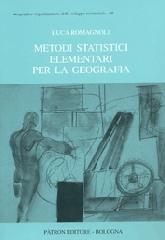 Metodi statistici elementari per la geografia di Luca Romagnoli edito da Pàtron