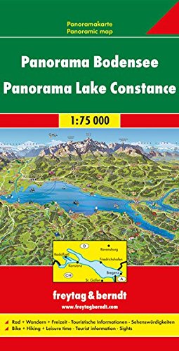 Lago di Costanza pan. 1:75.0000 edito da Freytag & Berndt