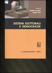 Sistemi elettorali e democrazie edito da Giappichelli
