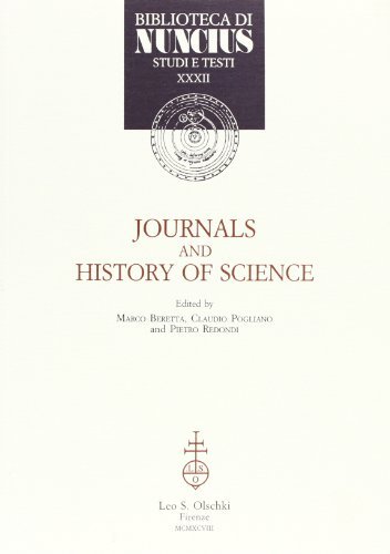 Journals and History of Science edito da Olschki