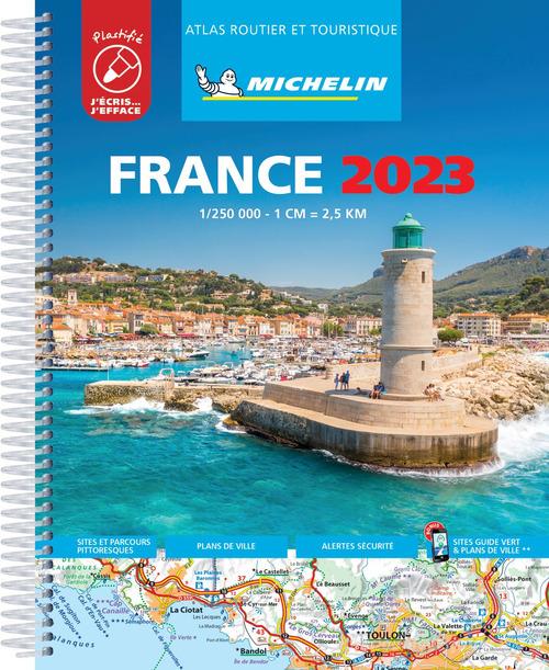 France. Atlas routier et touristique 2023. Ediz. a spirale edito da Michelin Italiana