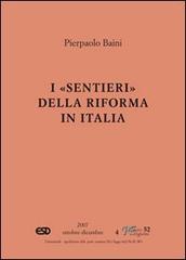 I sentieri della riforma in Italia di Pierpaolo Baini edito da ESD-Edizioni Studio Domenicano