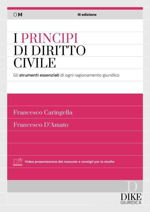I principi del diritto civile. Gli strumenti essenziali di ogni ragionamento giuridico. Con aggiornamento online di Vincenzo Carbone, Francesco Caringella edito da Dike Giuridica
