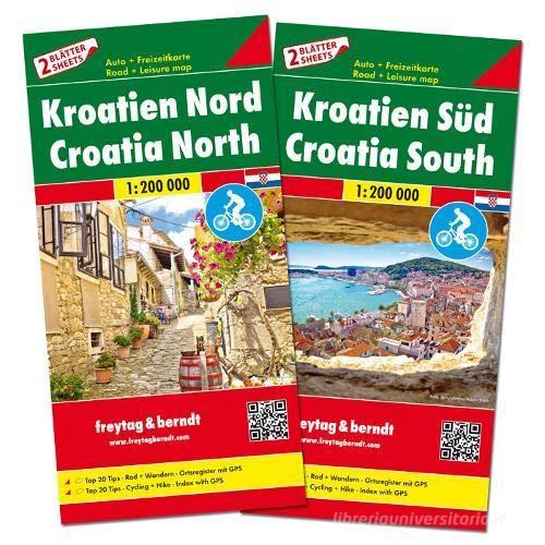 Croazia costa nord 1:200.000 edito da Freytag & Berndt