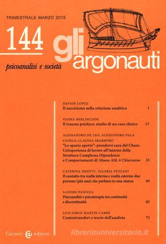 Gli argonauti (2015) vol.144 edito da Carocci