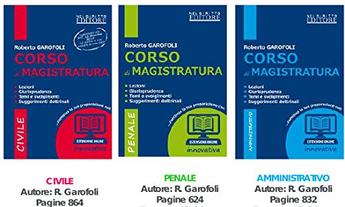 Kit corso di magistratura 2016 di Roberto Garofoli edito da Neldiritto Editore